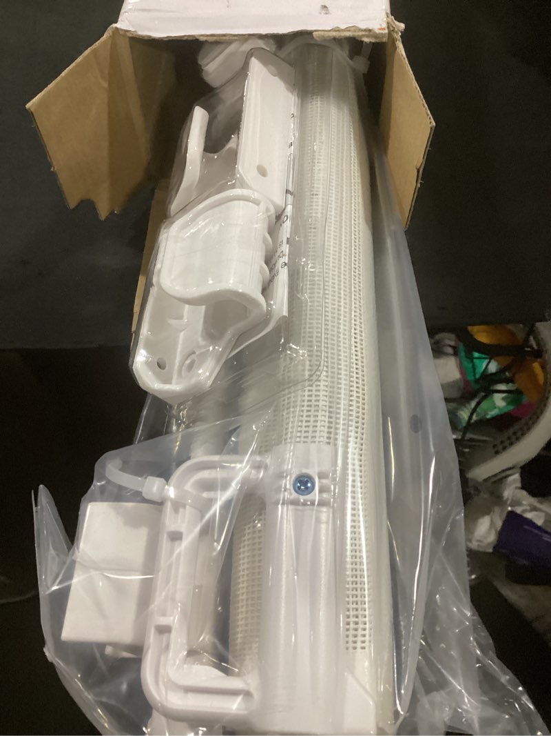 Condition photo showing Good Condition for retractable baby gates no drilling, probebi retractable dog gate for the house extends to 54" wide 33" tall, gates for baby indoor, stair gate for outdoor, staris, hallways, doorways, deck, porch a-white 33" tall x 54" wide-no drilling