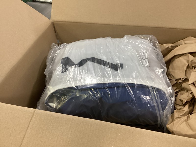 Condition photo showing New/Like New for Air Mattress with Battery Pump, Rechargeable USB Electric Pump, Dutch Velvet Surface Self Inflatable Mattress Queen, Portable Air Bed for Camping, Indoor and Outdoor (18" Blue)