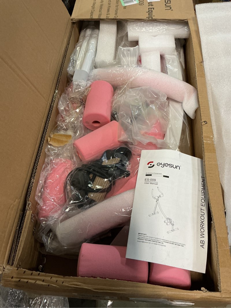 Condition photo showing Good Condition for (Similar) DERACY Ab Workout Machine Adjustable Ab Trainer Abdominal Trainer for Home Gym Foldable Ab Crunch Machine for Core 440 LBS White