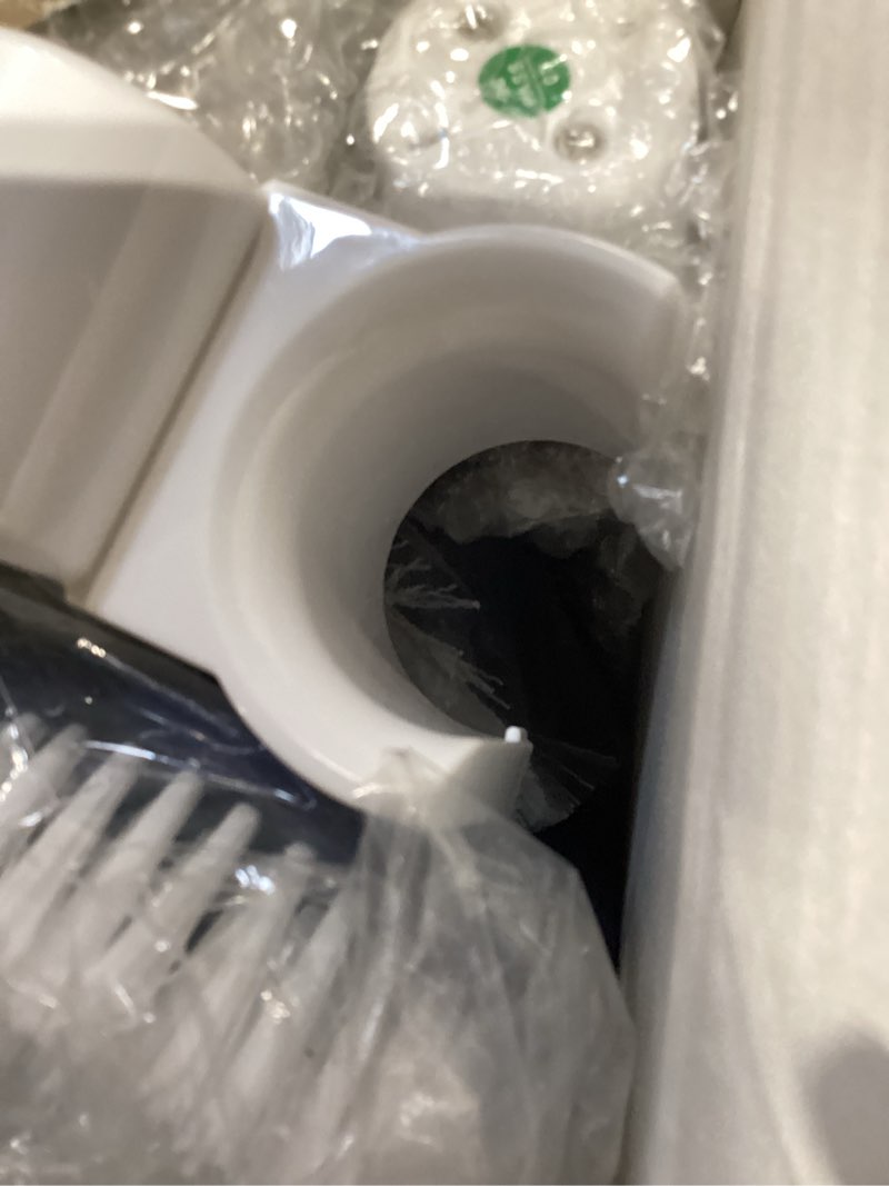 Condition photo showing As Is for casabella power spin scrubber, electric cleaning brush with adjustable head