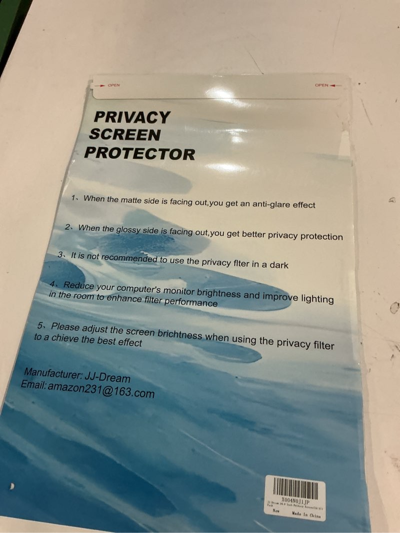 Condition photo showing New/Like New for [2 pack] 24 inch privacy screen for computer monitor blue light screen protector anti glare anti-scratch monitor privacy shield screen 24 inch 16:9 aspect ratio 24.0 inch widescreen (16:9)