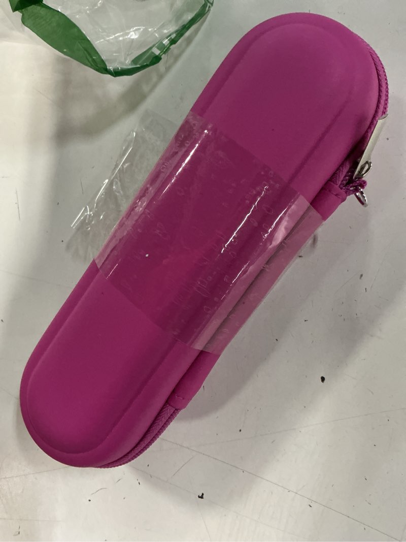 Condition photo showing As Is for toothbrush travel case for oral b/oral-b pro 1000 1500 5000 7000 & philips sonicare 4100 1100 5300 5100 6100/io electric toothbrush, hard protective storage bag (pink)