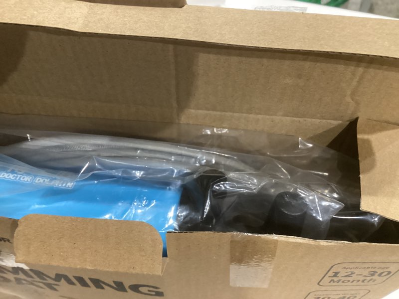 Condition photo showing As Is for Baby Pool Float with Sun Canopy Inflatable Toddler Swimming Float with Anti-Backflip Tail Infant Pool Floaties for Ages of 6-30 Months X-Large Camo