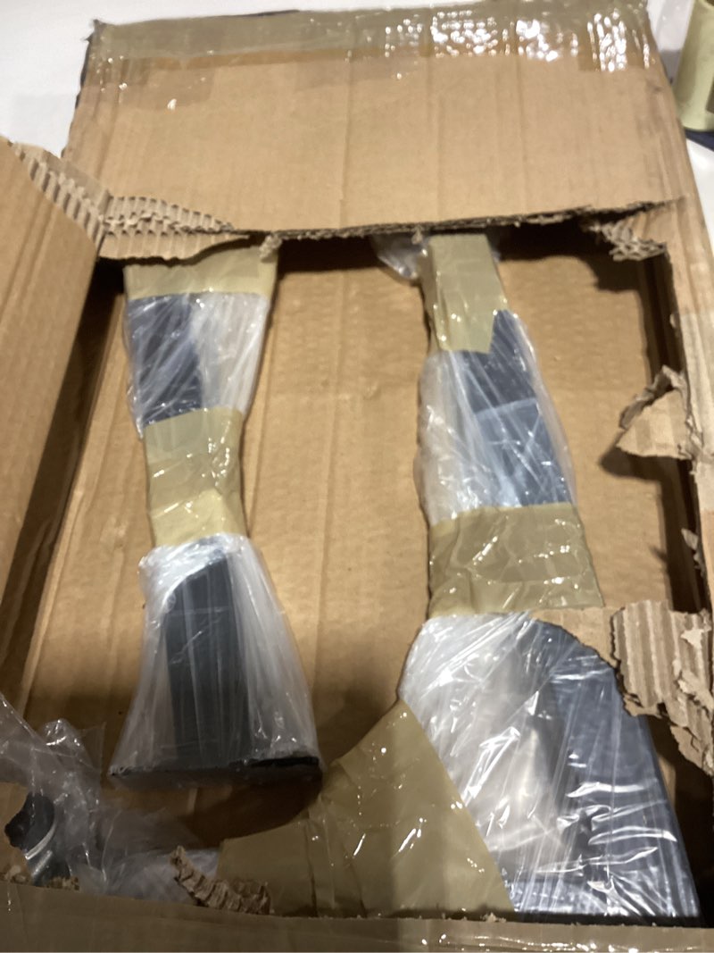 Condition photo showing As Is for Round Metal Coffee Table Legs,16 Inch Black Iron Dining Table Base Only,Circle End Table Legs A 16 x 18 Inch