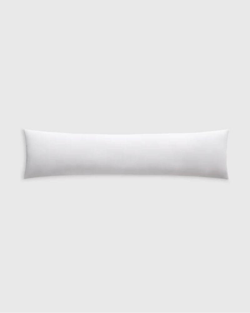 premium feather pillow insert, 12”x48”