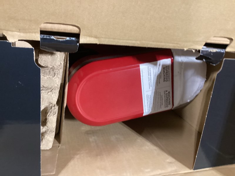 Condition photo showing Good Condition for kitchenaid metal semi-automatic espresso machine and automatic milk frother attachment