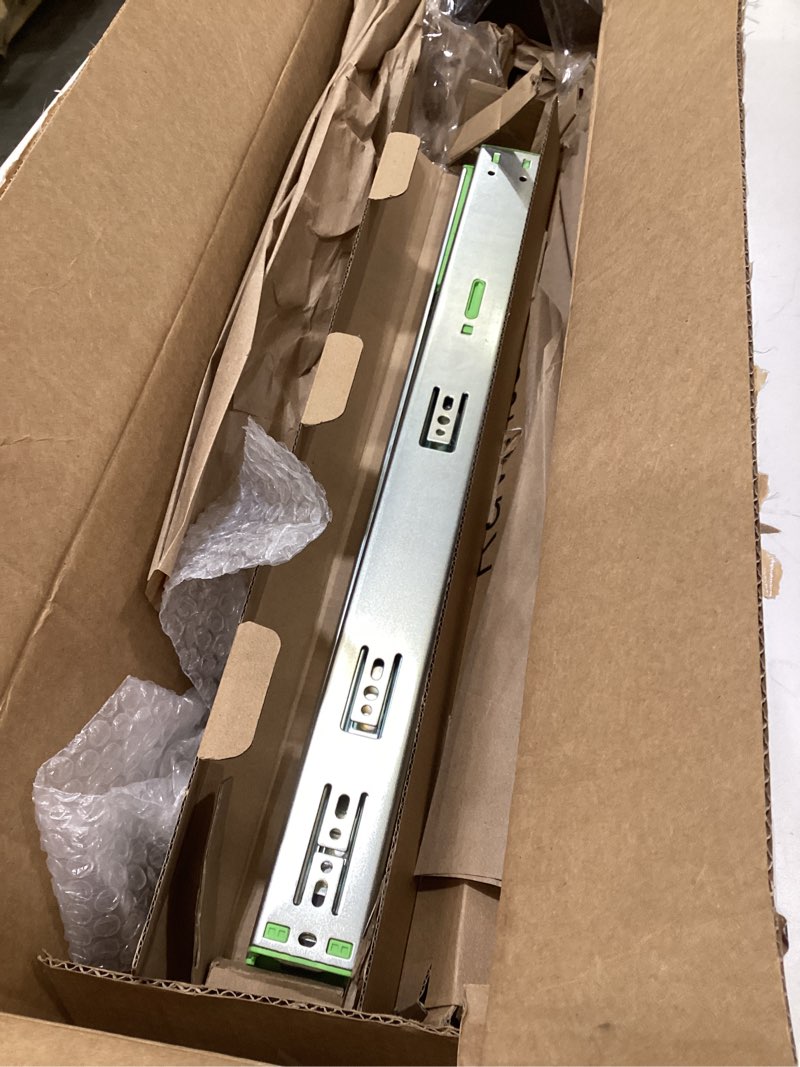 Condition photo showing Good Condition for FivePears 1 Pairs 20 Inch Heavy Duty Soft Close Drawer Slides, 150 Lb Load Capacity Full Extension Ball Bearing Side Mount Drawer Runner, Rv Tool Box Kitchen Cabinet Drawer Self Closing Glide Rails