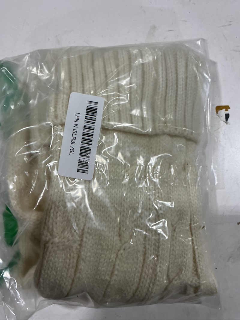 2 pack christmas stockings, 14 inches cable knitted stocking gifts & decoration for family holiday x