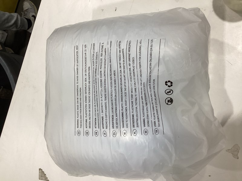 Condition photo showing As Is for JOYIN 10" Transparent Jumbo Easter Eggs, 8 PCS Clear Fillable Plastic Giant Eggs Empty for Easter Eg