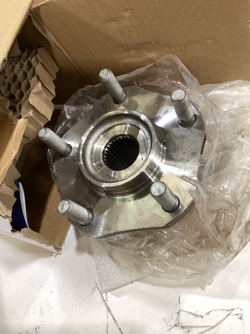Condition photo showing As Is for philtop front 513357 wheel hub bearing for 2014-2023 nissan rogue, 2017-2022 nissan rogue sport, front wheel bearing, 5 bolts 5 lugs, 2 pcs 513357 x2