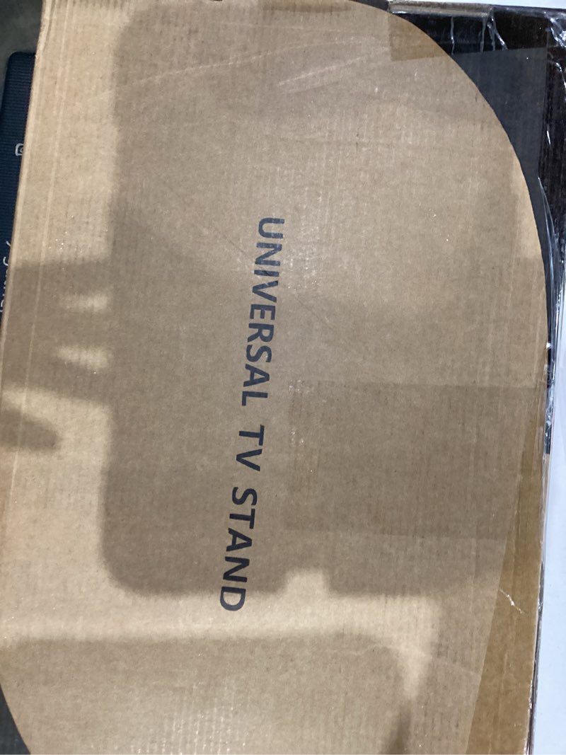 Condition photo showing New/Like New for Universal Swivel TV Stand/Base Table Top TV Stand 32 to 65 inch TVs 80 Degree Swivel, 4 Level Height Adjustable, Heavy Duty Tempered Glass Base, Holds up to 88lbs Screens, HT04B-002 32"-65" SWIVEL TV STAND