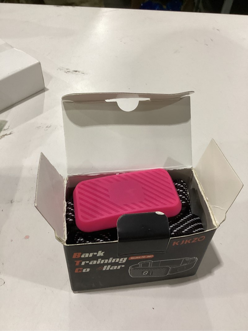 Condition photo showing Good Condition for dog bark collar for large medium small dogs, effective no-bark collar, smart barking collar, rechargeable bark collar with 7 sensitivity, 3 modes, waterproof, peach pink pink 1 pack