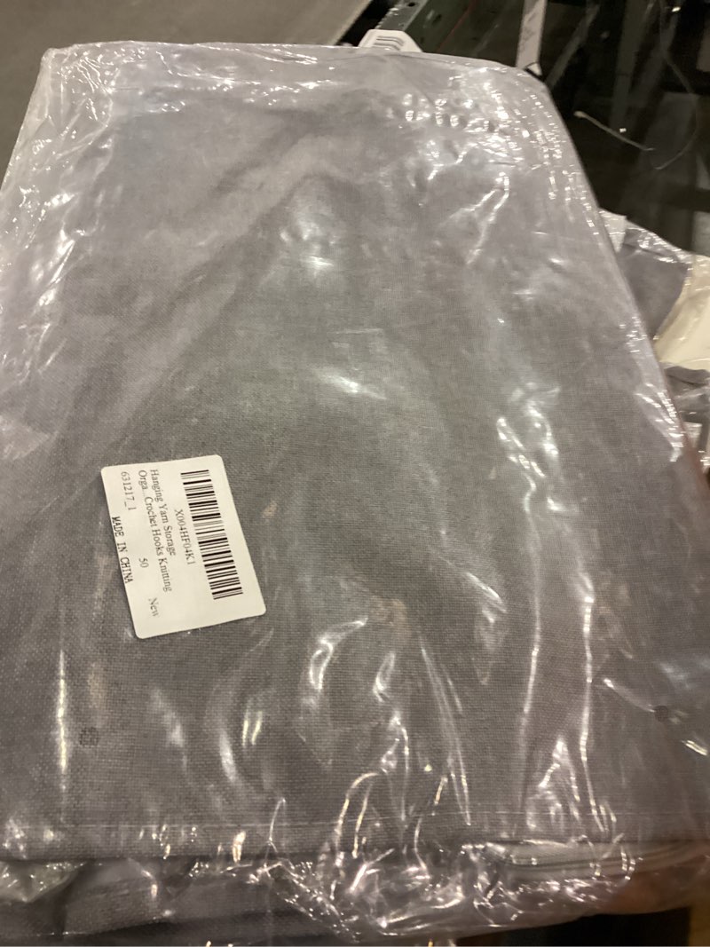 Hanging Yarn Storage Organizer Large Capacity 5 Zipper Closure Pockets Large Capacity Yarn Storage B