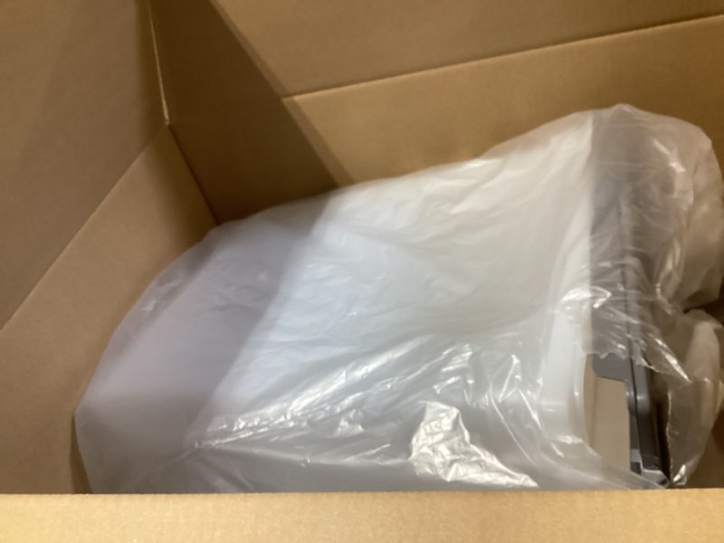 Condition photo showing Good Condition for iris usa dog food storage container 50 lbs, with removable rolling wheels & included scoop, for dog cat bird and other pets, food storage bin, keep fresh, made in usa, clear/dark gray 50 lbs dark gray