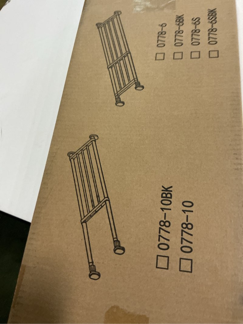 Condition photo showing New/Like New for BAOYOUNI Tension Closet Shelves Stainless Steel Rustproof Storage Rack Bathroom Kitchen Organizer Shelf Dividers Ivory, 23.62-31.5 Inches (23.62-31.50) IN