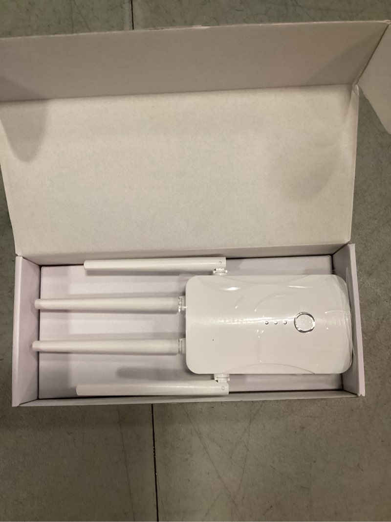 Condition photo showing New/Like New for 2026 wifi extender signal booster - 2.4ghz 300mbps wifi booster for home, covers up to 9999 sq. ft, easy setup, ethernet port & access point, stable internet performance with 60+ devices