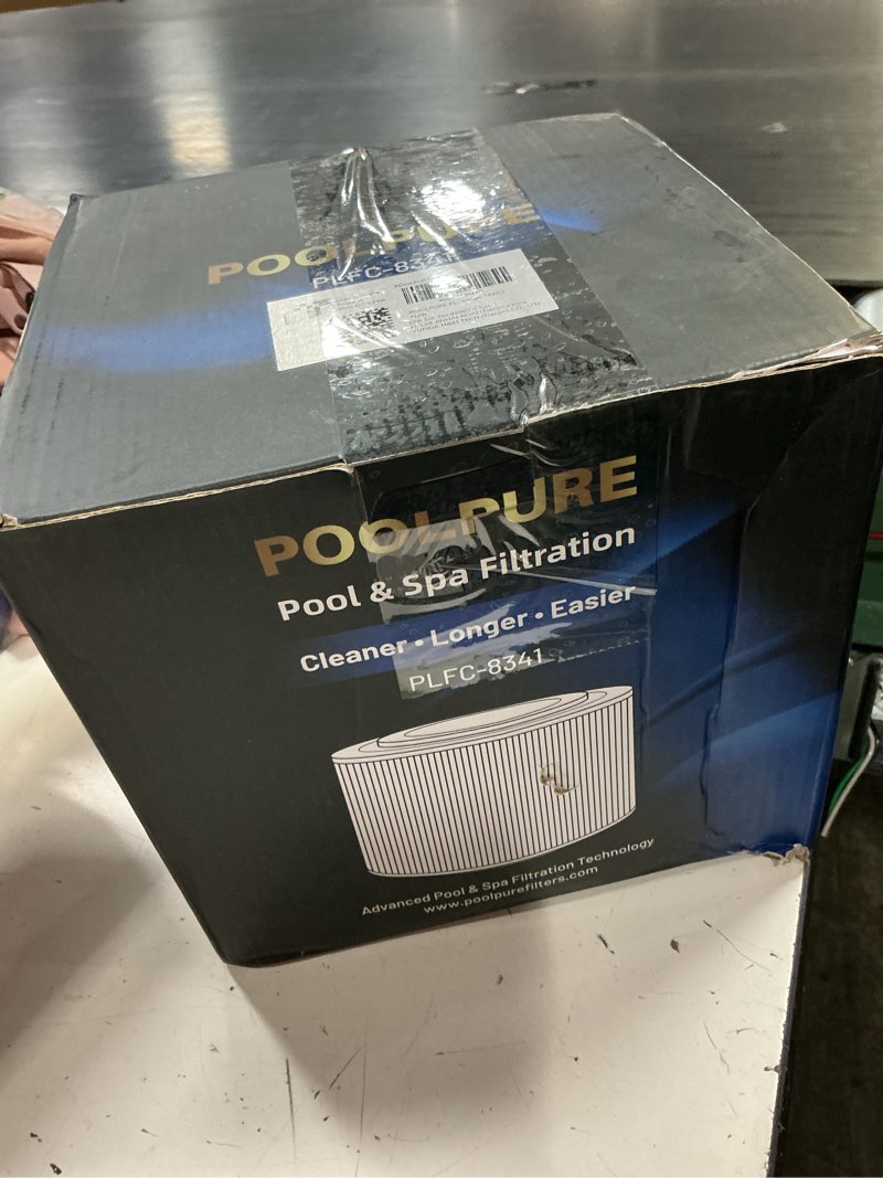 Condition photo showing Good Condition for poolpure plfc-8341 spa filter replaces pma45-2004-r, unicel c-8341, filbur fc-1007, master spas ep series -x268330, x268330, 45 sq.ft filter cartridge 1pack