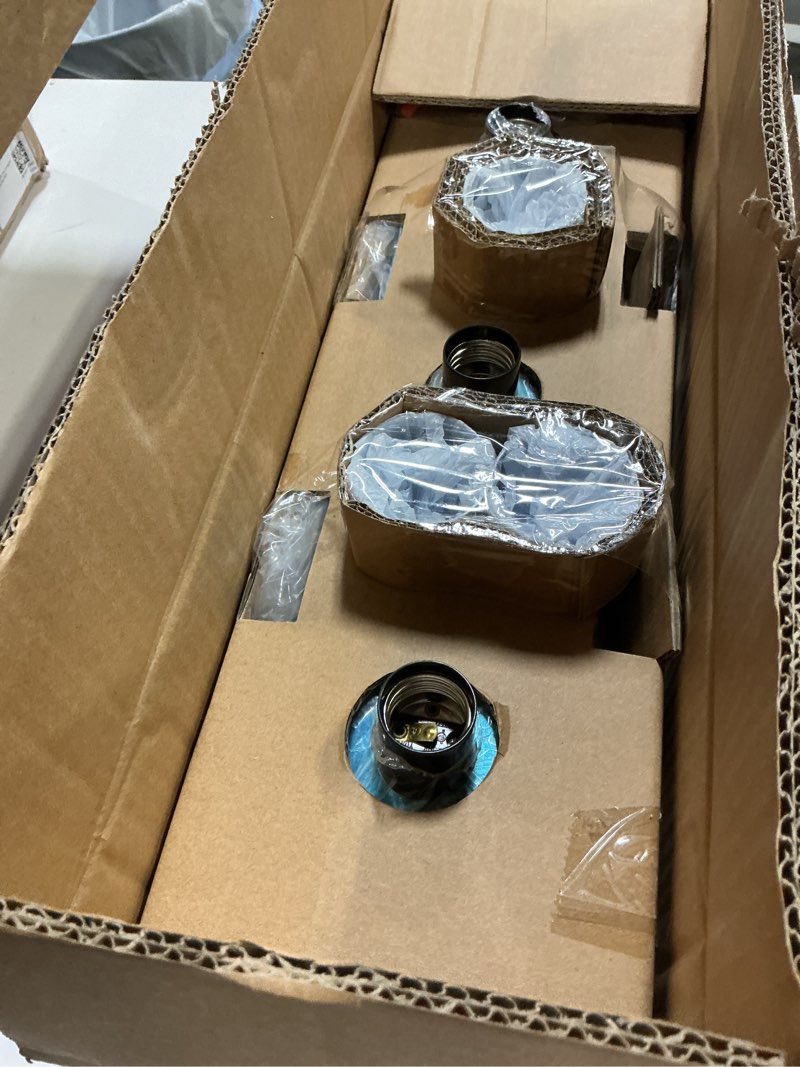 Condition photo showing Good Condition for Progress Lighting 3-Light Traditional Bath Vanity Light, Broadway Collection, Indoor, P3333-15, Polished Chrome