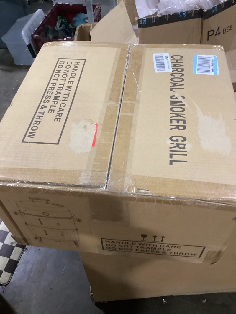 Condition photo showing Good Condition for Realcook Charcoal BBQ Smoker Grill - 20 Inch Vertical Smoker for Outdoor Cooking Grilling 20" Smoker