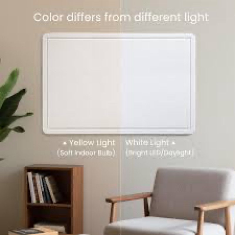 Briwooody Large Bulletin Board Felt Cork Boards for Wall Frameless Foldable Pin Board Decorative Boa 48x 30 Inches  2pcs  color gray 