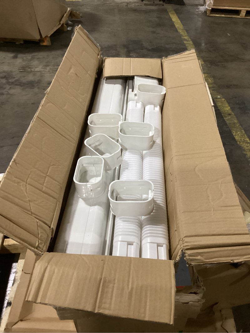 Condition photo showing New/Like New for DWALE 4" 17Ft PVC Decorative Line Set Cover Kit, Mini Split line Set Cover,for Ductless Mini Split Air Conditioner and Central AC and Heat Pumps