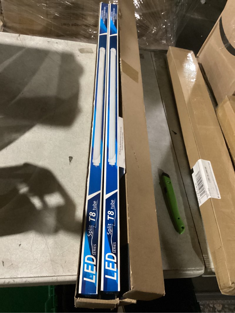 Condition photo showing Good Condition for LightingWill LED T8 Light Tube 3FT, Warm White 3000K-3500K, Dual-End Powered Ballast Bypass, 2000 Lumens 15W (32W Fluorescent Equivalent), Frosted Cover, AC85-265V Lighting Tube Fixtures, 4 Pack Warm White 3FT