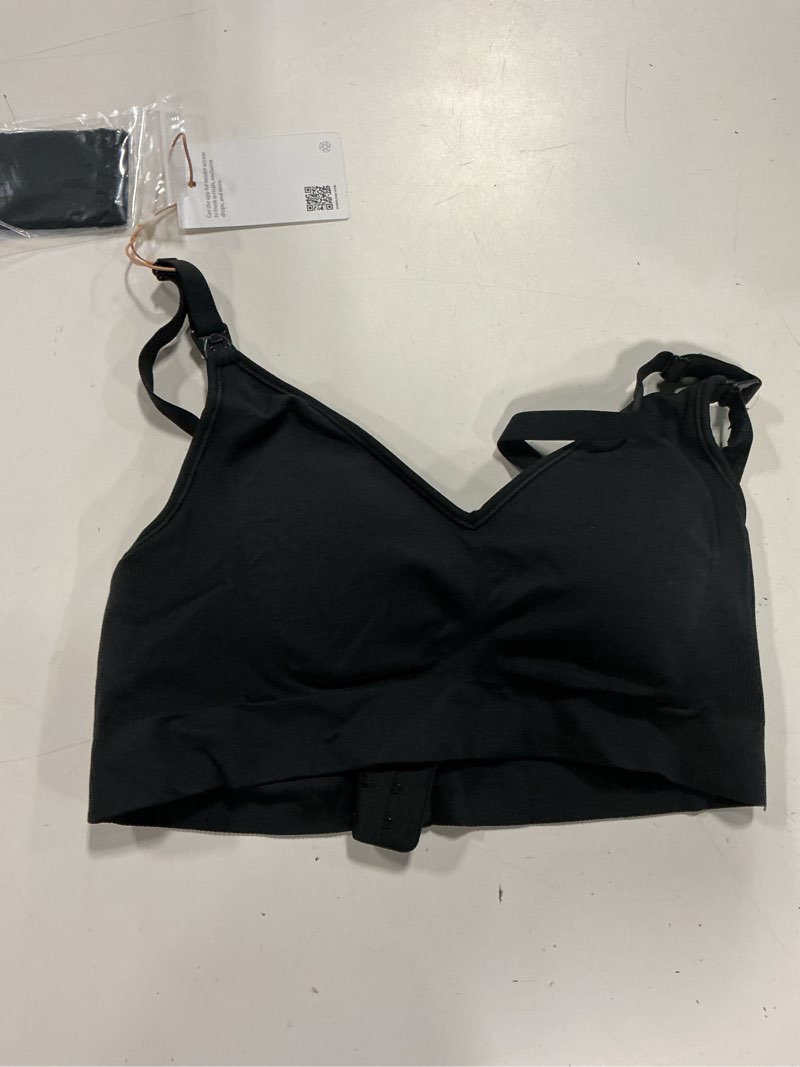 Condition photo showing Good Condition for seamless nursing bra, m, black