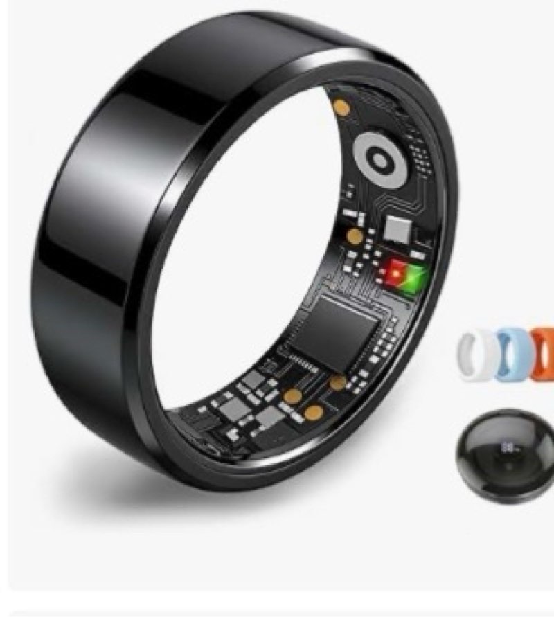 smart ring for women,fitness & activity tracker with blood pressure/heart rate monitor, sleep tracke
