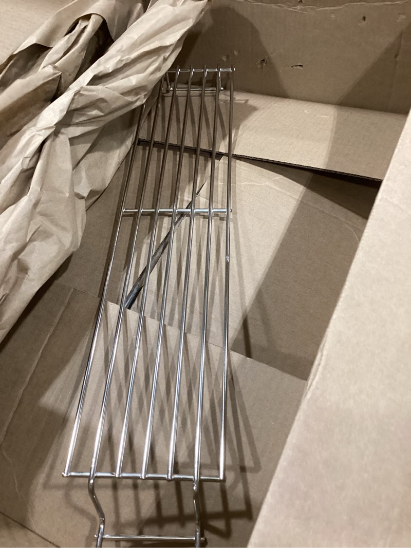 Condition photo showing Good Condition for dcyourhome 7641 warming rack for weber spirit i & gs4 spirit ii 300 series, spirit e-310 e-315 e-320 e-335 sp310 parts with front control knobs, genesis silver gold b/c, stainless steel 24 7/8 inch 25\"l x 4 3/4\"w