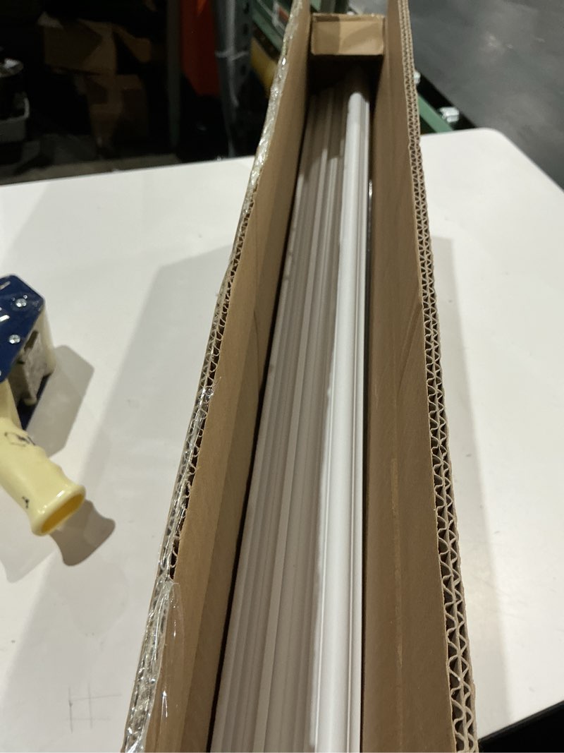 Condition photo showing As Is for keshwell premade wall panels,6 frame wall panels for interior wall decor,accent molding kit,pre-cut wainscoting panels, wall molding trim picture frame for home decor (3 set,54 x 24 inch) 54"(h) x 24"(l) and 24"(h) x24" (l), 0.98"(w) 3 sets-white