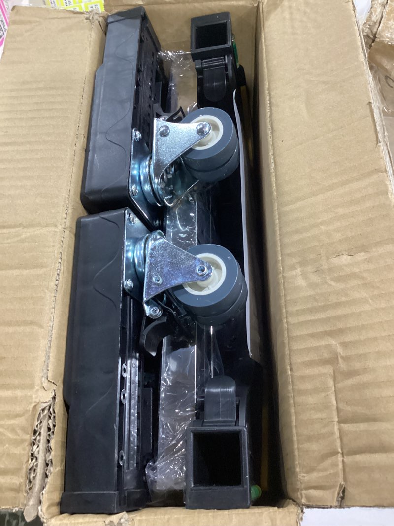 Condition photo showing Good Condition for w b d weibida mobile roller with 4 locking wheels, adjustable furniture dolly mini fridge stand appliance dollys cart washer pedestal for portable washing machine, dryer, refrigerator black - 4 wheels