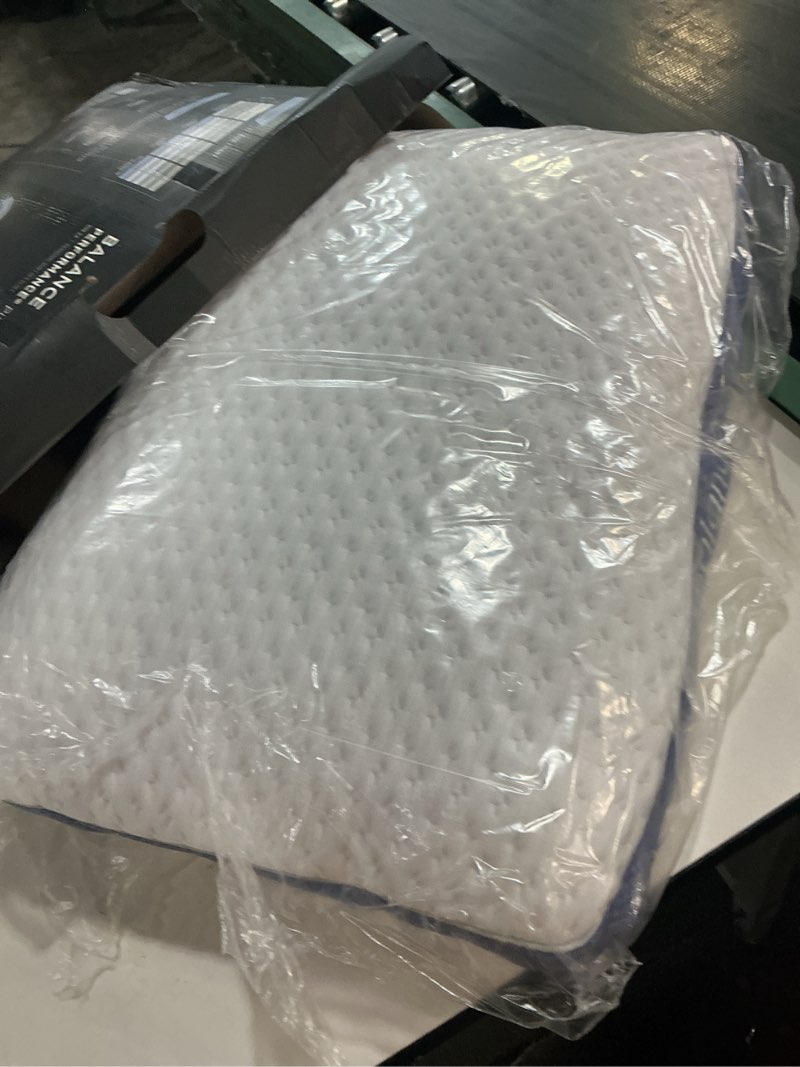 Condition photo showing Good Condition for bedgear balance performance pillow – 3.0 - moisture wicking bed pillow for all sleep positions - medium firmness bed pillow - washable removable cover – 20" w x 26" l x 6.5" h
