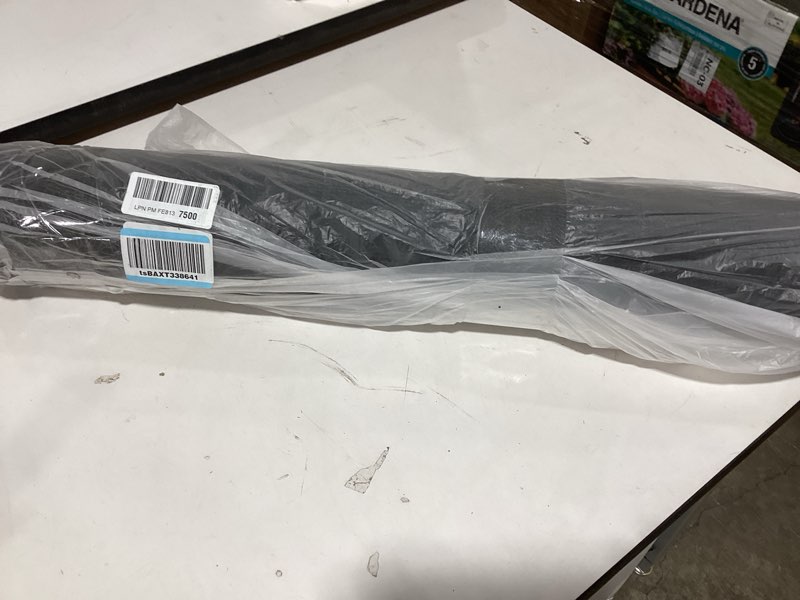 Condition photo showing Good Condition for ottomanson 2'7" x 8' hallway runner with scraper pile - extra durable non-slip rug mat for indoor & outdoor use - ideal for kitchen, entryway & garage - high-traffic carpet, black black 700s series 2'7" x 8' (runner)