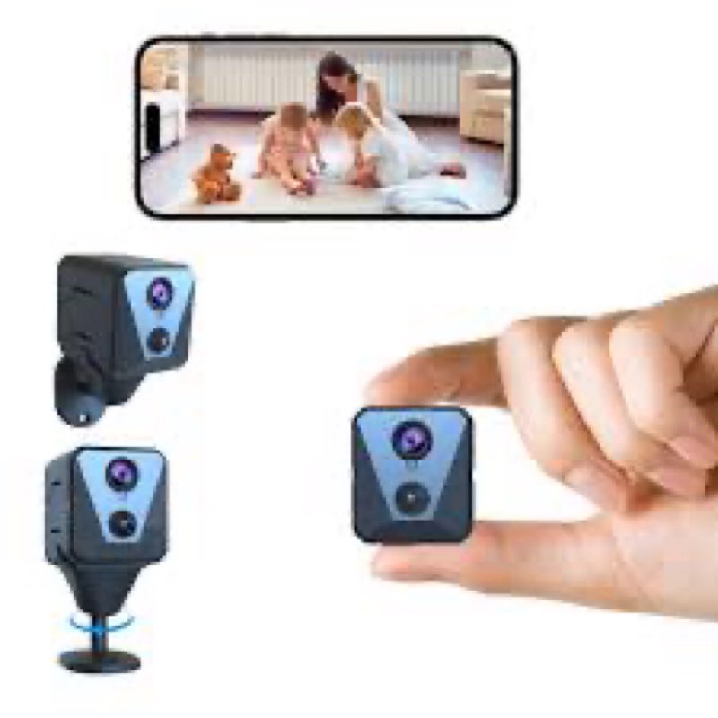 2025 Upgraded Hidden Camera Spy Camera,4K HD Mini Nanny Cam for Home/Office with Night Vision, App C