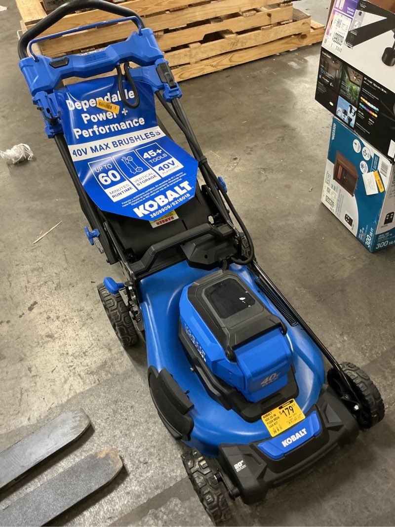 Condition photo showing Good Condition for Kobalt 40v 20in push mow 6ah kit