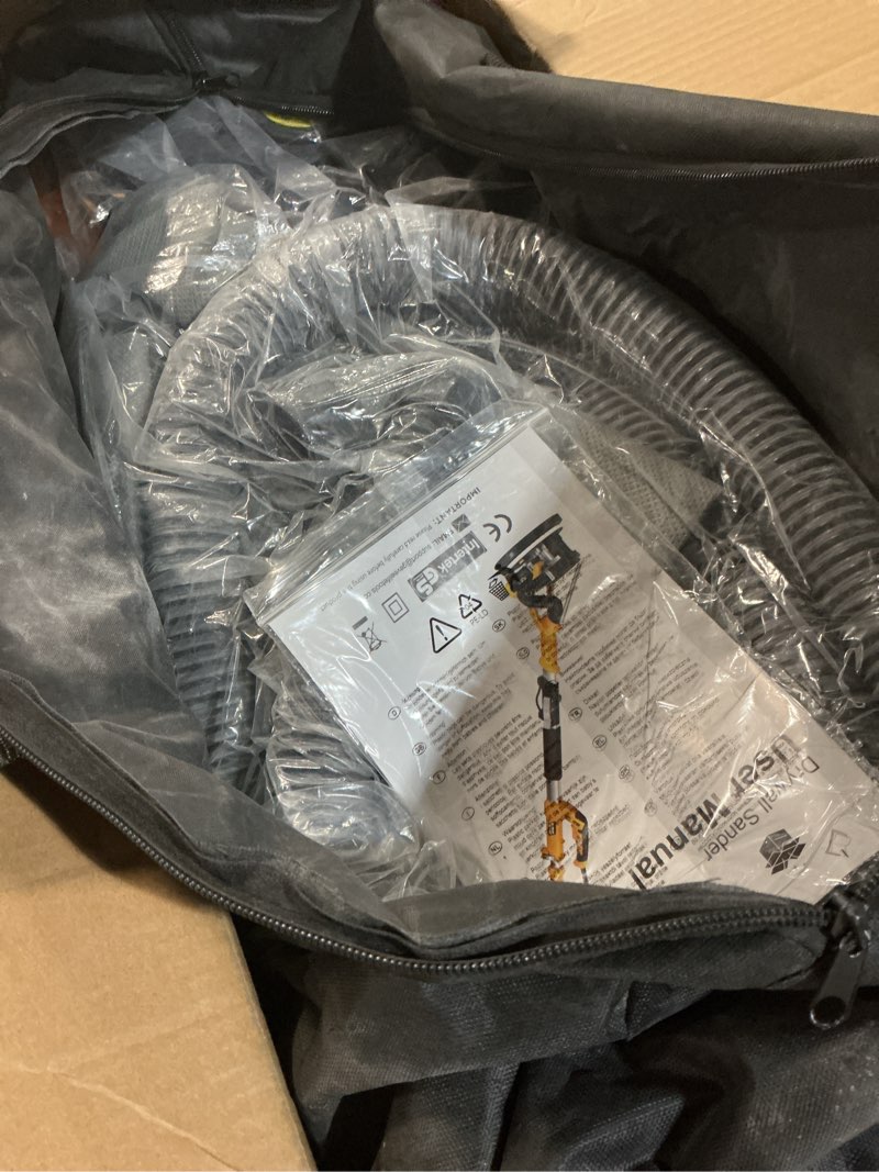 Condition photo showing Good Condition for GEVEELIFE Drywall Sander, 880W 7.33A Electric Drywall Sander with Vacuum Dust Collector, 5 Variable Speed 1000-2100RPM, LED Light, Foldable & Extendable Handle, 12 Sanding Discs