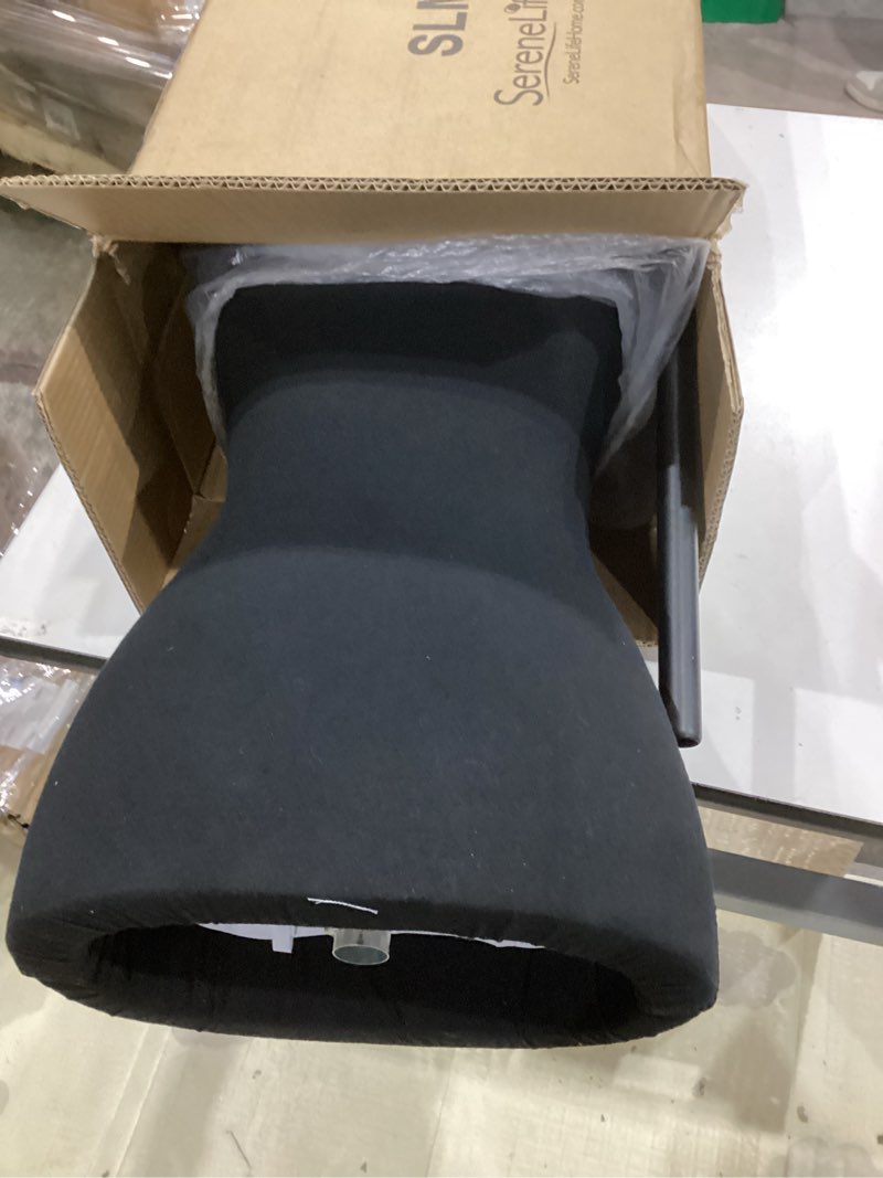 Condition photo showing Good Condition for serenelife female torso mannequin display - sturdy and durable, adjustable dress form (52-64"), lightweight, easy-to-assemble, stable tripod stand, smooth surface for retail clothing display black