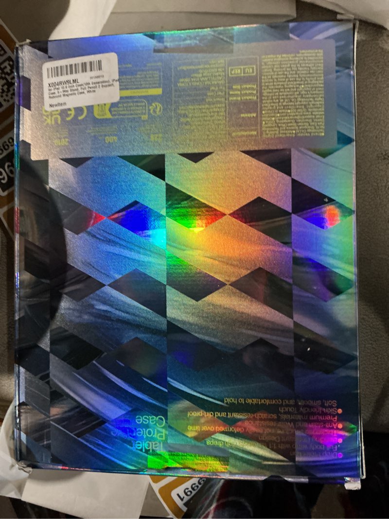 Condition photo showing Good Condition for SMARTDEVIL Magnetic Case for iPad 11th 10th Generation 2025/2022 (11"/10.9"), Lightweight Shockproof Protective Tablet Case Cover with Pencil Holder, Auto Wake/Sleep, 5 Standing Angles, White White iPad 10th