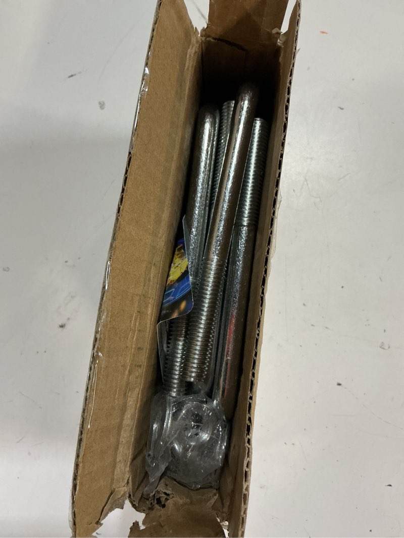 Condition photo showing Good Condition for u bolt kit for boat trailer axle leaf springs, u bolts 2 inch wide, for 2x2 axle - 4 3/4" long 1 pack for 2x2 axle - 4 3/4" long