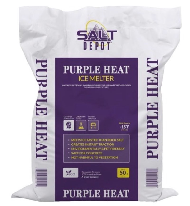 purple heat ice melt (50, bag) 50.0 pounds bag