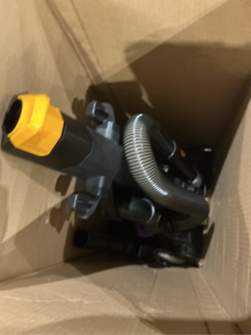 Condition photo showing As Is for eureka powerful lightweight upright vacuum carpet and floor, powerspeed neu202 with automatic cord rewind, purple powerspeed neu202 with automatic cord rewind purple