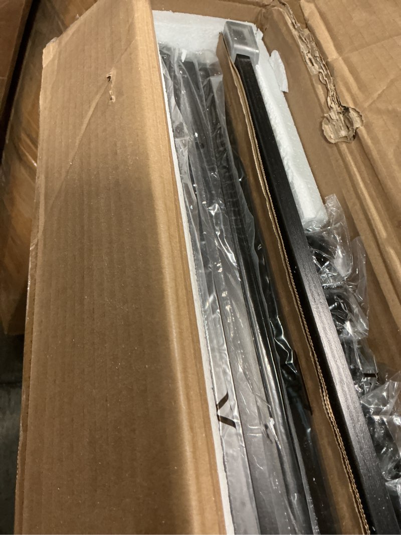 Condition photo showing New/Like New for 3D Printer Table with Filaments Storage - 3D Printer Stand Filament Storage Rack Heavy Duty 3D Printer Desk with Drawer for Workshop Studio Office (Black)