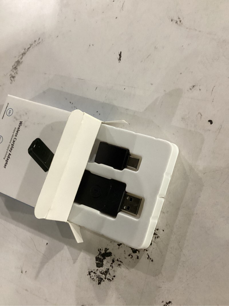 Condition photo showing Good Condition for for apple carplay wireless adapter, 3x fast auto-connect, no latency, plug&play, wireless carplay adapter, 2025 mini car play dongle for iphone 6~17, fit for 927+ cars,usb a/c,matte black