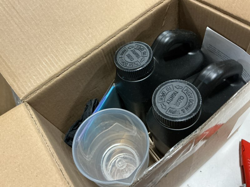 Condition photo showing Good Condition for 64 OZ Epoxy Resin KIT by Mr. Resin Crystal Clear Epoxy Resin for Arts & Crafts : Cures in 24 Hours! River Tables, Molds, Keychains & More! 64 fluid ounces