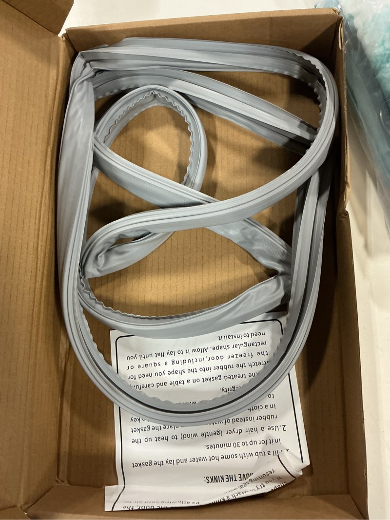 Condition photo showing New/Like New for upgraded da97-16990a freezer door gasket replacement compatible with samsung refrigerator refrigerator freezer door gasket rf18 rf20 rf44 series door seal, energy-saving airtight magnetic seal
