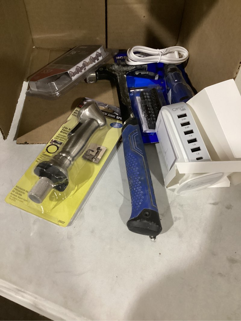 Condition photo showing As Is for home improvment misc. tools and accessories 