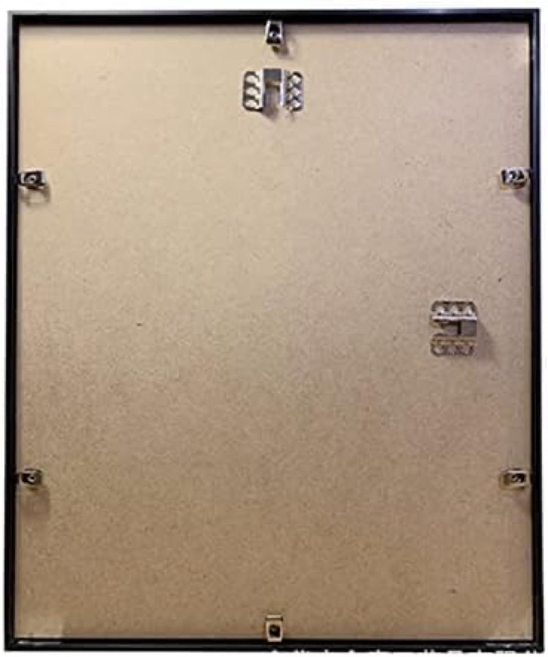 Luna & Luca Homegoods Black Modern/Minimal Picture Frame (17x22 in) - Clear Acrylic Front - Minimalist Wall Frame for Home, Office, Art Gallery, Museum, etc…