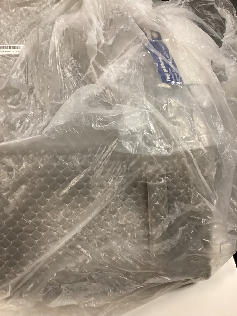 Condition photo showing Good Condition for leg pillow elevation blood circulation, leg wedge for elevation for swelling, leg elevating pillow for after surgery, memory foam foot knee pillow for back sleeping 23.6×16.8×8 inch grey 23.6*16.8*8 inch grey