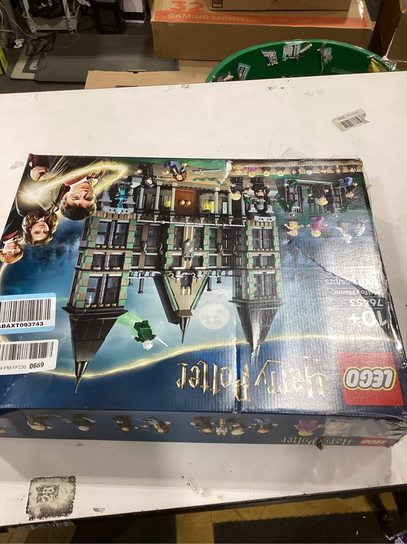 Condition photo showing New/Like New for LEGO Harry Potter Malfoy Manor Building Set - Harry Potter Toy for Boys & Girls, Ages 10+ - Collectible Kids Toy for Fans - Includes 9 Minifigures - 76453