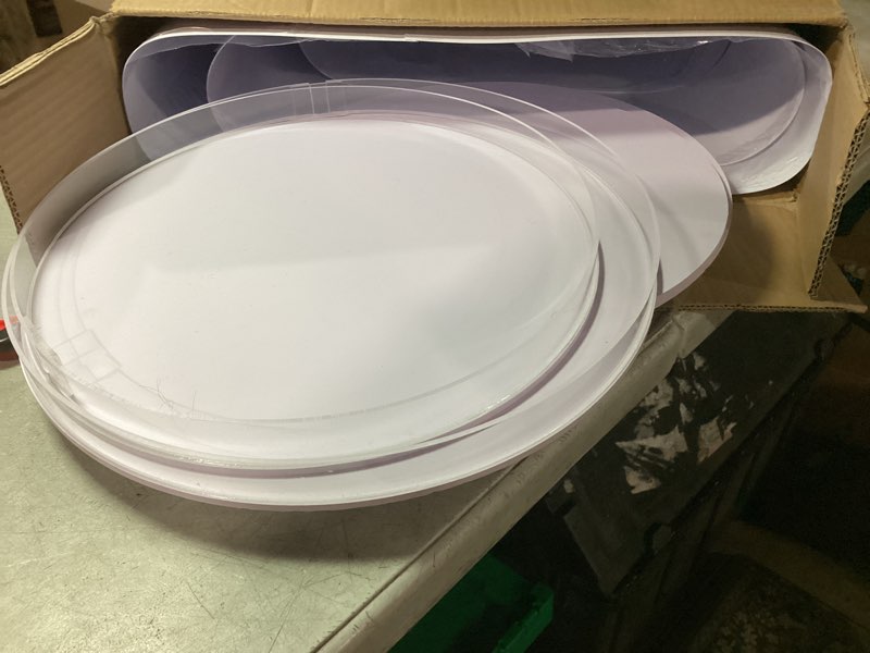 Condition photo showing Good Condition for Thickened PVC Cylinder Pedestal Stands 3Pcs with Free Weighted Water Bag - White Round Pedestal Stand for Wedding, Birthday, Babyshower Decoration 35.4''(L),29.5''(M),23.6''(S) Cylinder Stands-3Pcs-Pure White